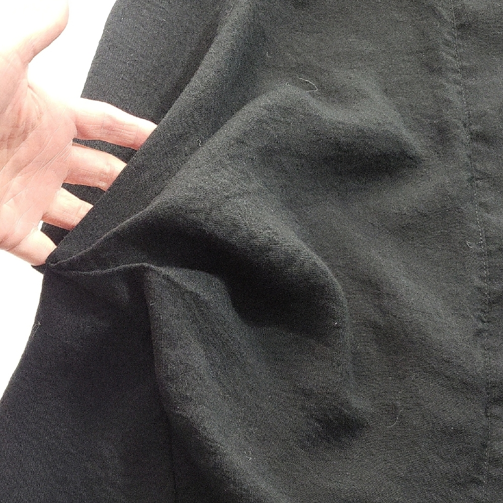 Fridaze Black Linen Women's Tunic/ Jacket Lagen Look - Picture 7 of 8